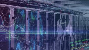 Animation of diverse financial data and graphs over servers. global finance, economy, technology and digital interface concept digitally generated video. - Powered by Shutterstock - Get 15% off with code: PIKWIZARD15