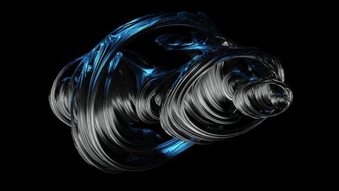 Abstract Line Particles Wave Background . 4K And Loop Line Particles Background. 3D render  alpha channel