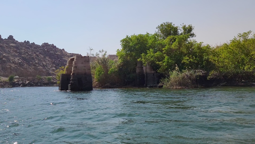 Philae Temple Complex. Temple Of Isis. Philae, Agilkia Island, Aswan, Egypt