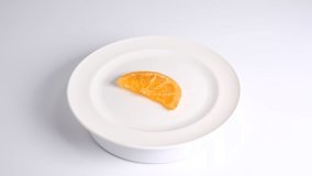 Dried fruit orange, Short video clip