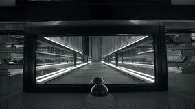 Shot of Corridor in Working Data Center Full of Rack Servers and Supercomputers with High Internet Visualisation Projection. IT sector, technologies concept - Powered by Shutterstock - Get 15% off with code: PIKWIZARD15