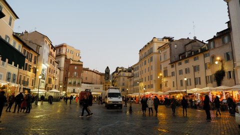 Piazza Navona in Rome. Italy 