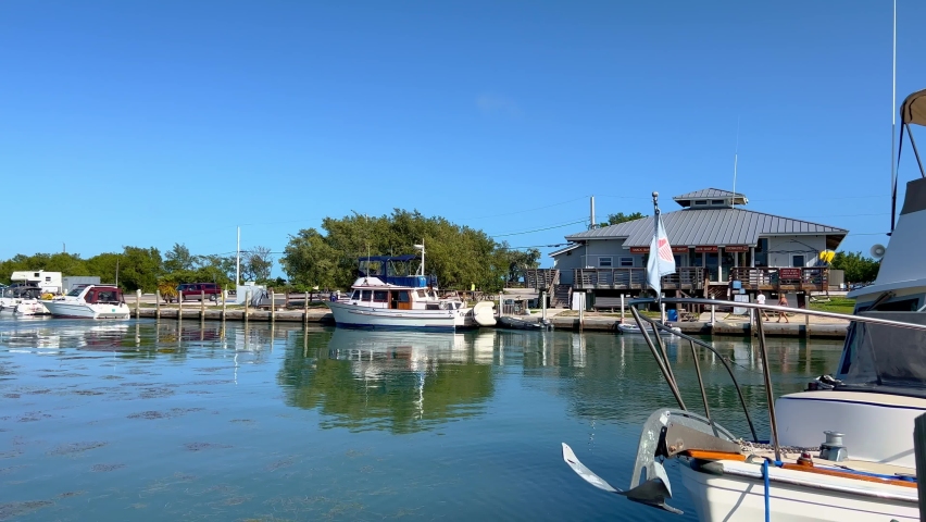 Small marina on the Florida Keys - travel photography