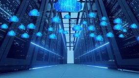 Artificial intelligence cloud computing big data server room information storage center - Powered by Shutterstock - Get 15% off with code: PIKWIZARD15