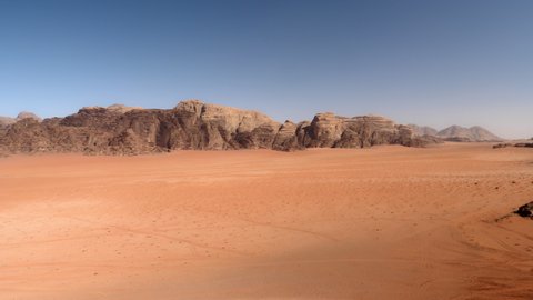 Wadi Rum Jordan Desert, Valley of the Moon, landscape