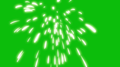 Fireworks on Greenscreen
Fireworks on a green background.