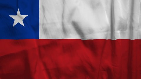 Flag of Chile. High quality 4K resolution.