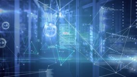 Animation of globe over network of connections and data processing. global technology, data processing and digital interface concept digitally generated video. - Powered by Shutterstock - Get 15% off with code: PIKWIZARD15