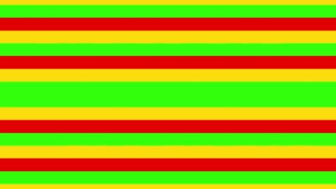 A background formed by vertical lines, colored in yellow; red and green. This animated decorative background is a reusable video.