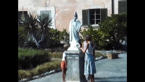 elba, italy july 14 1970: Villa San Martino, Napoleon Bonapartes monument