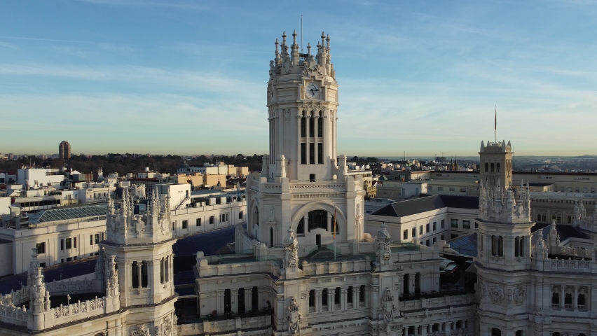 front view of Madrid City Hall, Spain