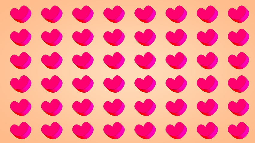 simple tile background heart shape Stock Footage Video (100% Royalty ...