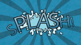 Animation of comic 5 options text over multiple comic speech bubbles with comic sound effects texts. comic book and social media concept digitally generated video. - Powered by Shutterstock - Get 15% off with code: PIKWIZARD15