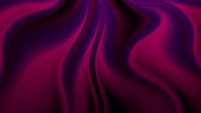 Pink violet smooth liquid waves abstract flowing motion background. Seamless looping. Video animation Ultra HD 4K 3840x2160