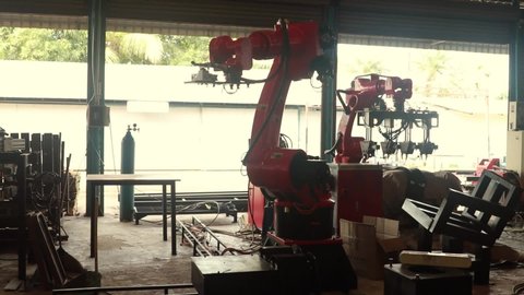 Testing of electrical systems that work automatically in industrial robotic arm machines are responsible for welding work that requires precision.