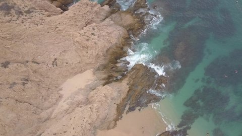 Drone Shot of Cabo San Lucas beaches and coastlines