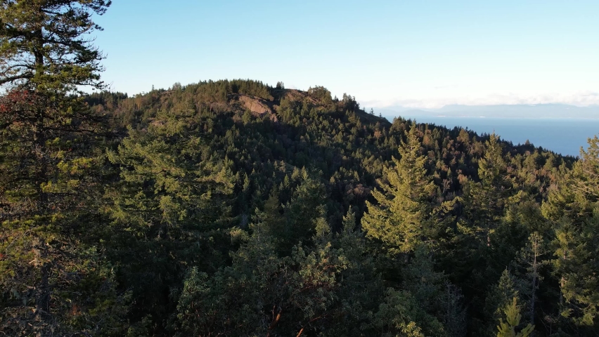 Nanaimo Mountain Summit on Vancouver Island, Canada, Lone Tree Hill