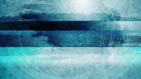 Blue grunge geometric motion background with minimal round lines. Seamless looping. Video animation Ultra HD 4K 3840x2160