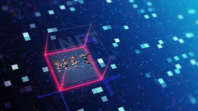 NFT digital artwork technology. Non-fungible token, crypto art minting concept - Powered by Shutterstock - Get 15% off with code: PIKWIZARD15