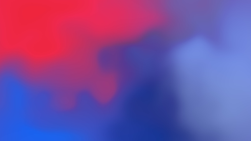 Blurred gradient gradation abstract background smooth fast transition of bright blue red and white colors of 2022 year. 4k moving animation concept with smooth movement and copy space