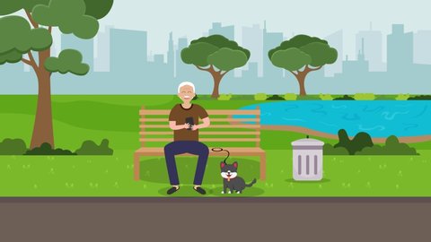 28 Old Men On Bench Cartoon Stock Video Footage - 4K and HD Video Clips |  Shutterstock