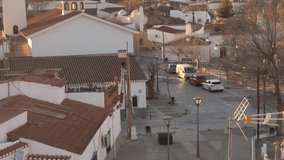 Guadix. Cave houses village. Granada. Andalousia,Spain. 4k Video