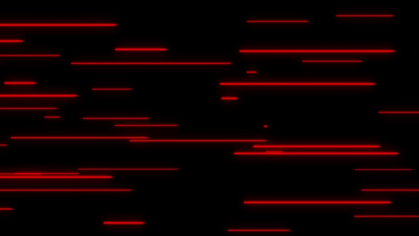 Moving Glowing Neon Red Lines Animation. Abstract Background. Data Flow Concept. Royalty-Free Stock Footage #1088354215