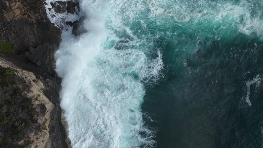 Tasmania Wild Coastline Australia 4K Aerial | Shutterstock HD Video #1088367201