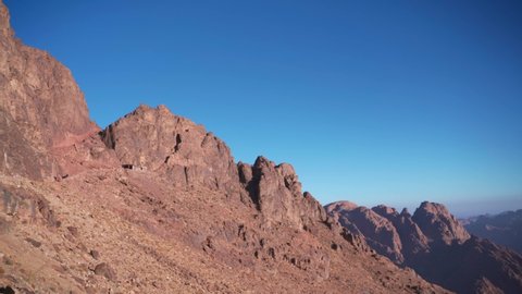 Hiking to Moses Mountain Sinai in Egypt