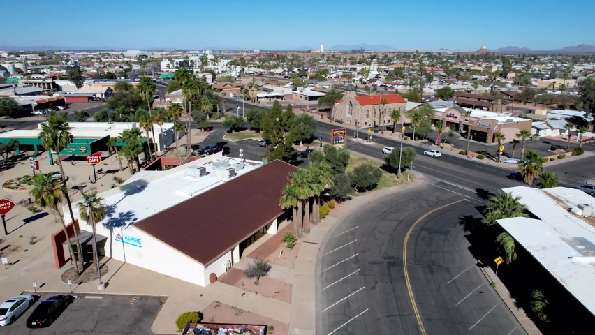 Fast Push over Casa Grande Arizona
