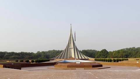 National Martyrs' Memorial of Bangladesh. Know as Smriti Shoudho. City: Savar, Country: Bangladesh. Date: March 19, 2022