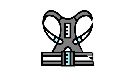 corset tool color icon animation