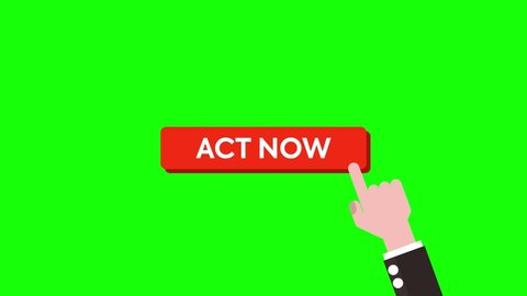 6 Call to Action Buttons Isolated on Green Screen, Bundle of Click Buttons on Green Background for Your Videos, Act Now, Check Now, Start Now, Submit, Subscribe, Watch Now