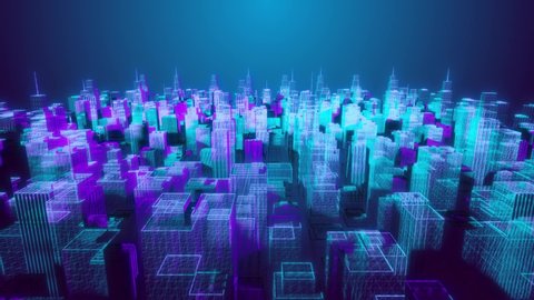 NFT virtual city real estate digital land property blockchain metaverse platform