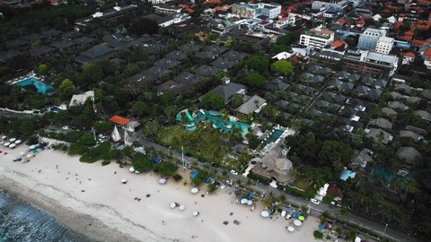 Beautiful Kuta, Seminyak and Double Six Beach drone footage in Bali. This footage was shot during Sunrise and Sunset time.