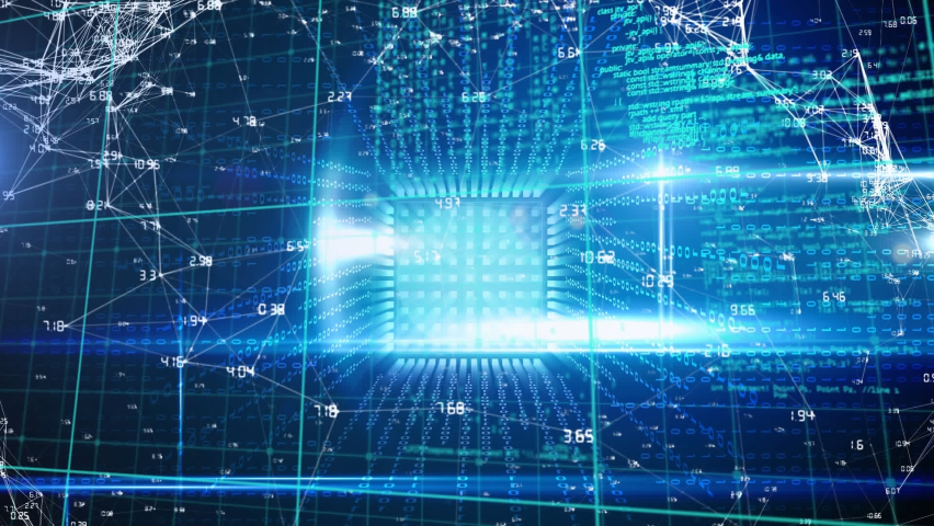 Animation of hand bionic security system over data processing in blue and black space. global internet security, data processing, connections and digital interface concept digitally generated video. - Powered by Shutterstock - Get 15% off with code: PIKWIZARD15