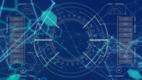 Animation of hand bionic security system over data processing in blue and green space. global internet security, data processing, connections and digital interface concept digitally generated video. - Powered by Shutterstock - Get 15% off with code: PIKWIZARD15