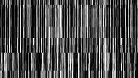 Glitch distortion effect. Digital noise overlay. Black and white glitch distortion fx. Seamless loop animation