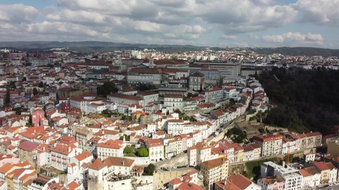 Coimbra city view in Portugal