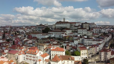 Coimbra city view in Portugal