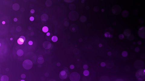 Animated Abstract background and Fading purple Particles designed background, texture or pattern concept