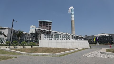Patuakhali, Bangladesh - March 20, 2022: The Payra 1,320 megawatt coal-fired power station built in Kalapara Upazila of Patuakhali District in southern Bangladesh.