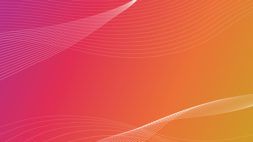 Abstract wavy lines background looped animation. bright red and orange gradient colors. Modern futuristic colorful live wallpaper, screensaver. glowing waves. motion graphics stock footage Royalty-Free Stock Footage #1088545245