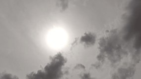 Time lapse for sun and clouds