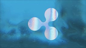 Ripple Cryptocurrency Holographic Background Loop - Powered by Shutterstock - Get 15% off with code: PIKWIZARD15