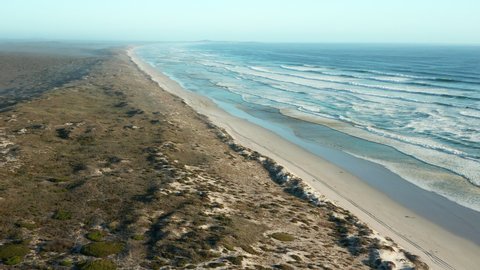 Beach Langebaan Lagoon West Coast National Stock Footage Video (100% ...