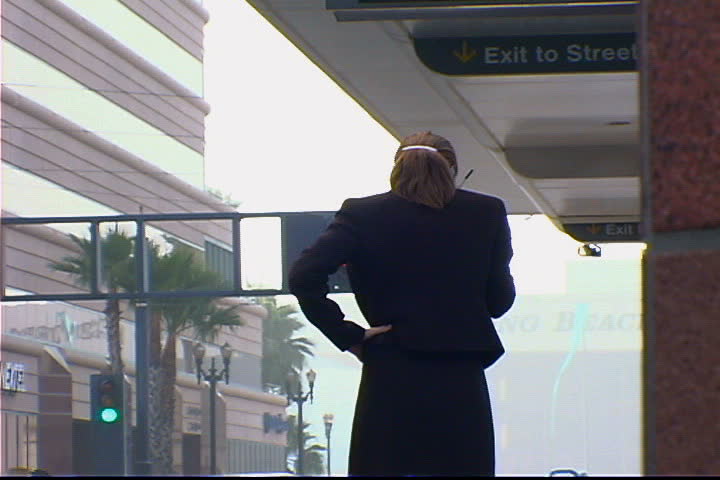 Waiting at Train Station