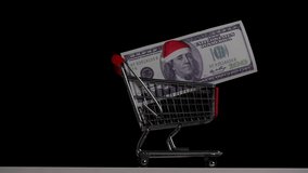 100 in a medical mask. The crisis in the global economy during the COVID-19 pandemic. High quality 4k footage - Powered by Shutterstock - Get 15% off with code: PIKWIZARD15