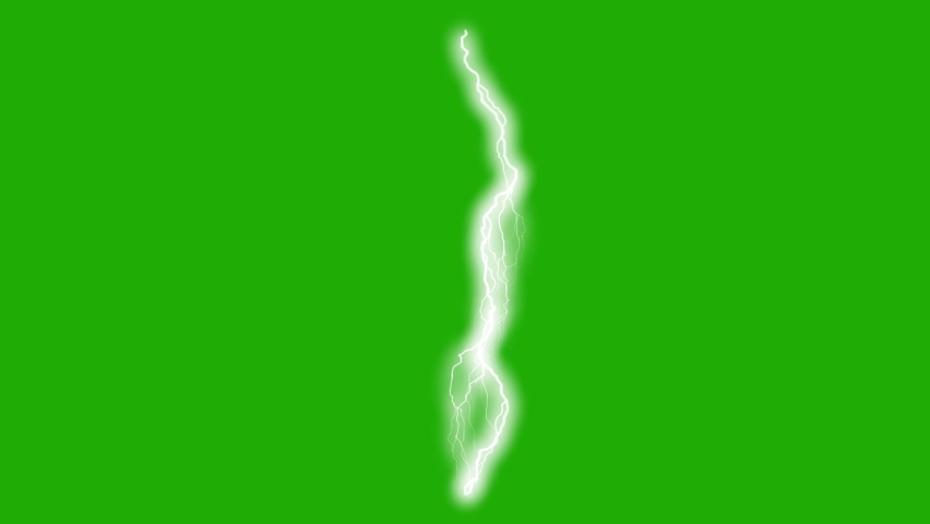 Lightning Effect. Electric Effect. With different colors Green Screen Royalty-Free Stock Footage #1088611755