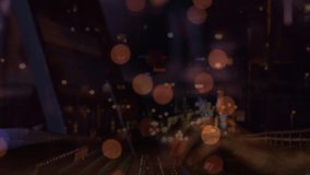 Animation of blurred road traffic over caucasian woman playing piano. party, music and entertainment concept digitally generated video. - Powered by Shutterstock - Get 15% off with code: PIKWIZARD15